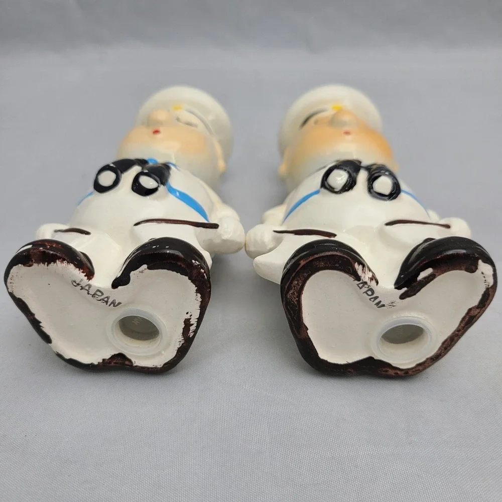 Vintage Sailors Signal Flags‎ Semaphore Salt and Pepper Shakers Japan